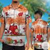 Wisconsin Badgers Snoopy Autumn Hawaiian Shirt