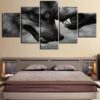 Wolf 12 - Animal 5 Panel Canvas Art Wall Decor