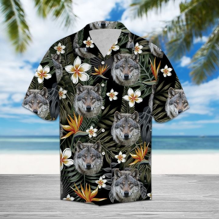 Wolves Hawaiian Shirt Summer Button Up Wolves Hawaiian Shirt Summer Button Up