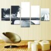 Woman Workout - Abstarct 5 Panel Canvas Art Wall Decor