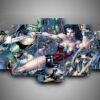 Wonder Woman 1 - Dc 5 Panel Canvas Art Wall Decor