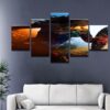 Wonder Woman - Movie 5 Panel Canvas Art Wall Decor