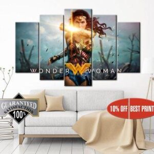 Wonder Women 5 - Dc 5 Panel Canvas Art Wall Decor