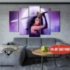 Wonder Women Superheroes - Dc 5 Panel Canvas Art Wall Decor