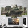 World Of Tanks Forward To Berlin - Gaming 5 Panel Canvas Art Wall Decor
