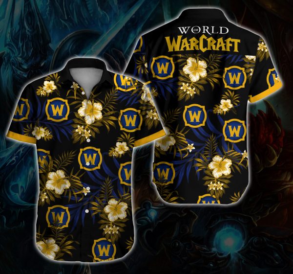 World Of Warcraft Hawaiian Shirt Summer Button Up World Of Warcraft Hawaiian Shirt Summer Button Up