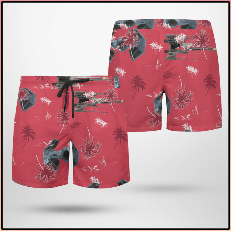 X Wing Starfighter Battle Of Wavin Hawaiian Shirt And Short – Limited Edition X Wing Starfighter Battle Of Wavin Hawaiian Shirt And Short – Limited Edition