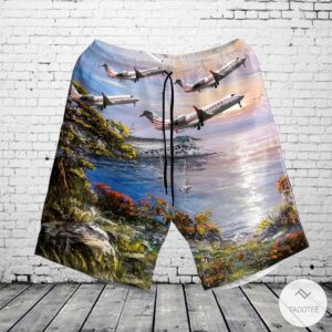 Xojet Bombardier Crj-200Lr Hawaiian Shirt