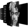 Xxxtentacion Last Powerful Message - Abstract 5 Panel Canvas Art Wall Decor