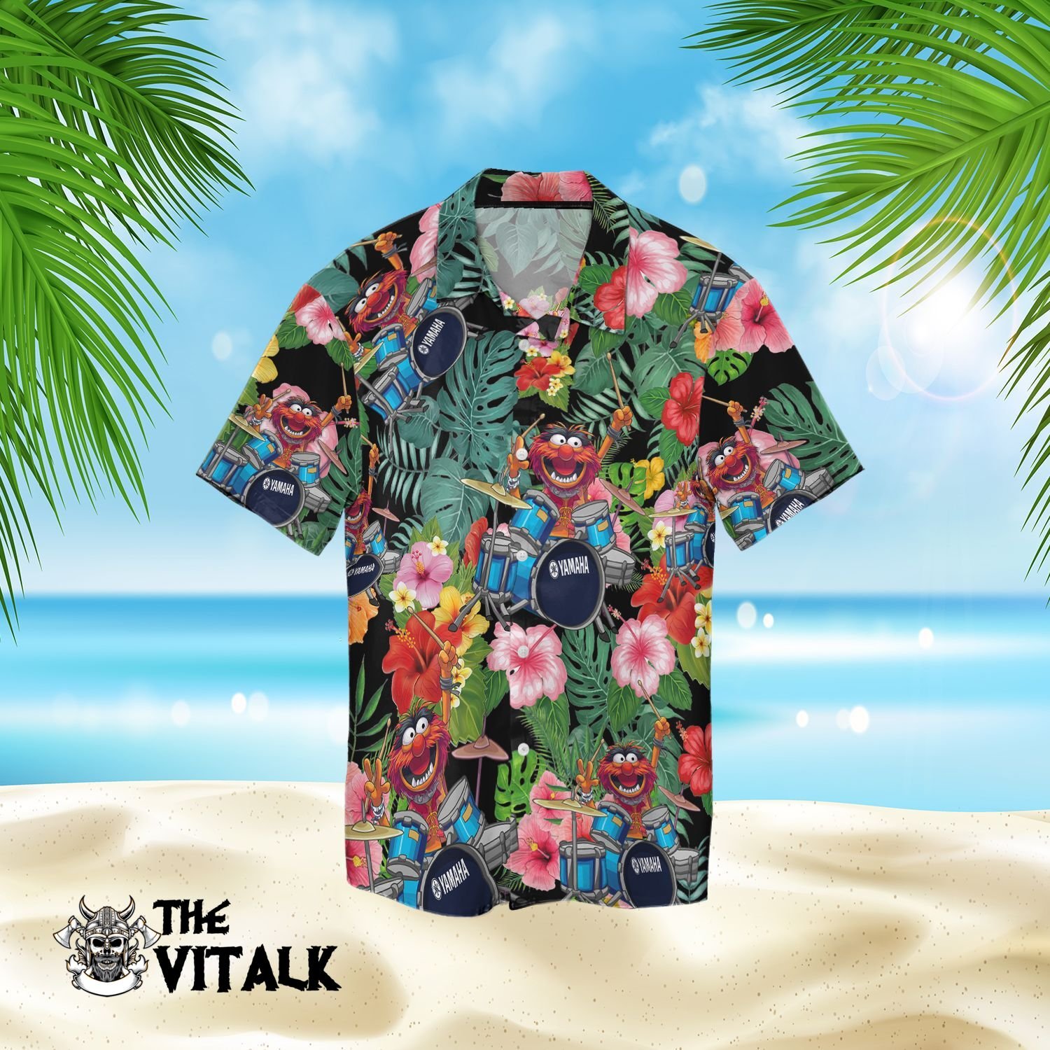 Yamaha Drums Animal The Muppet Hawaiian Shirt – Limited Edition Yamaha Drums Animal The Muppet Hawaiian Shirt – Limited Edition