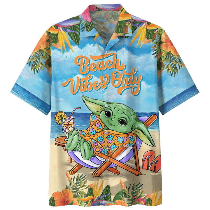 Yoda Beach Vibes Only Hawaiian Shirt – Limited Edition Yoda Beach Vibes Only Hawaiian Shirt – Limited Edition