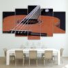 guitars surface strings - Music 5 Panel Canvas Art Wall Decor
